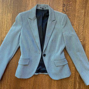 Express Herringbone Blazer